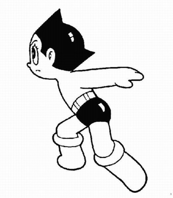 Astro Boy simple strokes