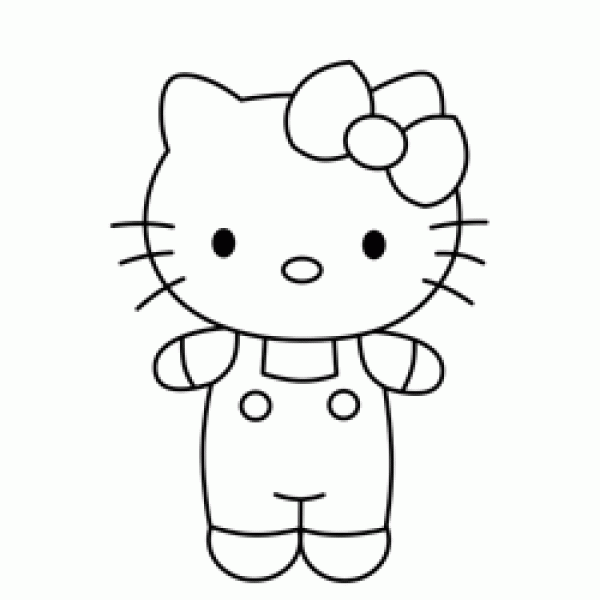 How to Draw Hello Kitty Simple Drawing