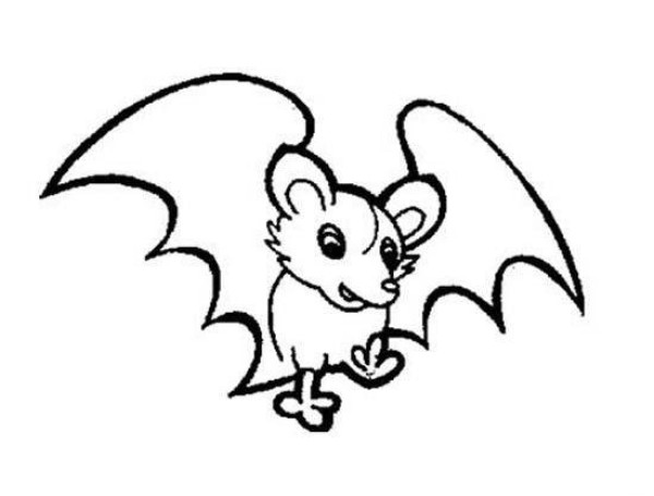 Childrens simple strokes of bat pictures