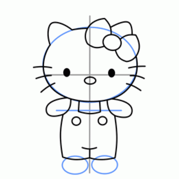 How to Draw Hello Kitty Simple Drawing