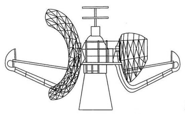 Simple drawing of radar position