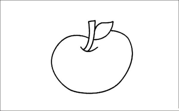 Apple simple drawing