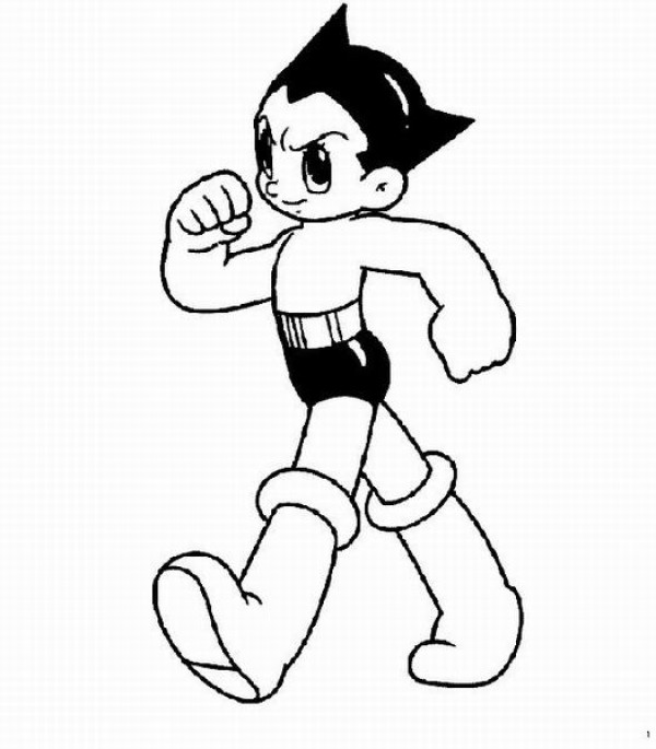 Astro Boy simple strokes