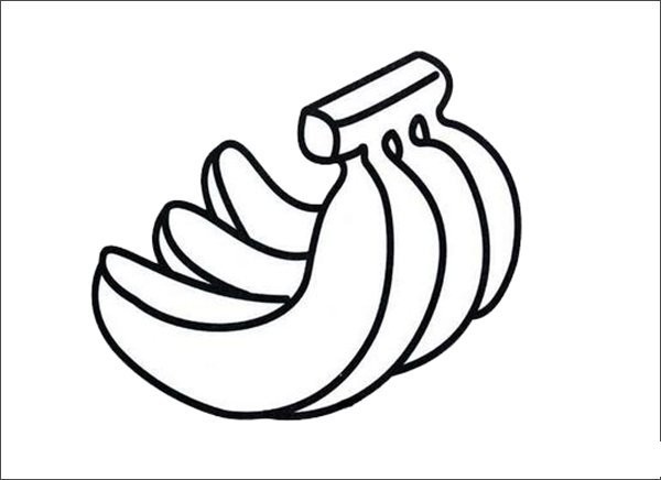 Banana simple strokes picture