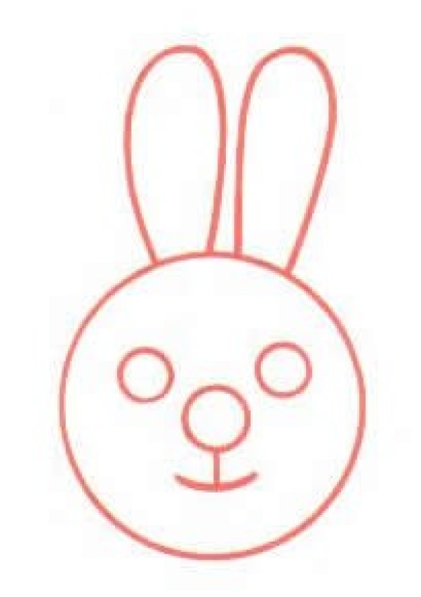 How to draw a bunny with simple strokes