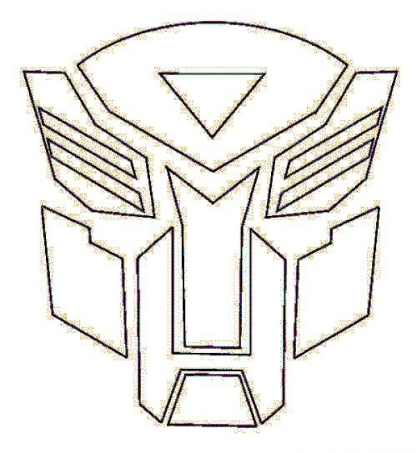 Transformers logo simple strokes picture