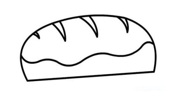 Bread simple drawing pictures