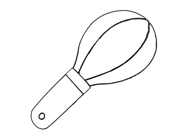 Simple strokes of egg beater