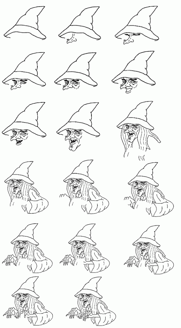 Simple drawing tutorial of wizard