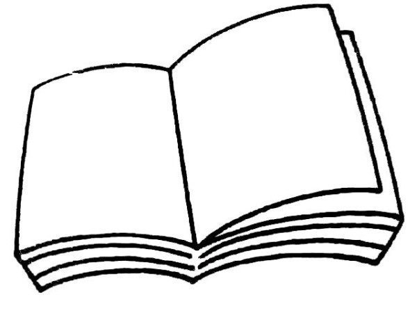 Simple drawing pictures of books