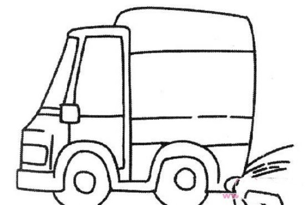 Truck simple drawing picture