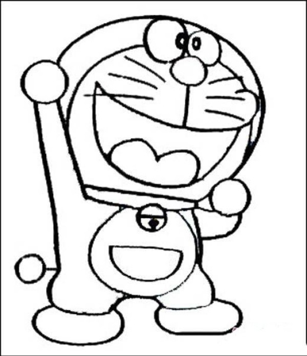 Simple strokes of Doraemon characters