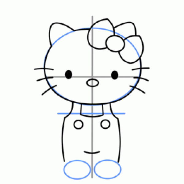 How to Draw Hello Kitty Simple Drawing