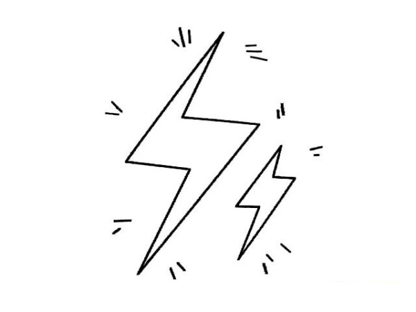 lightning simple strokes