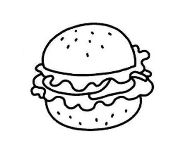 Hamburger simple strokes picture