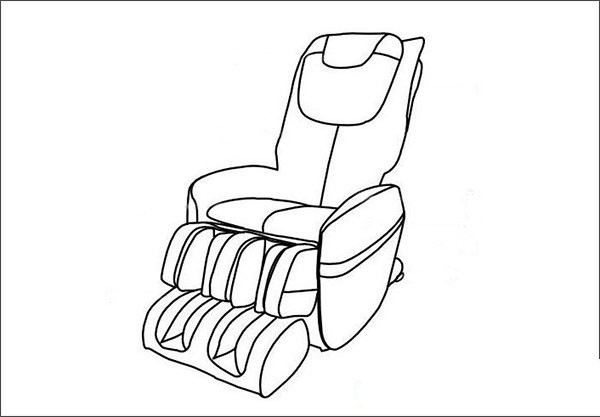 Electric massage chair simple strokes