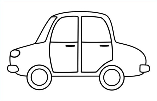 Car simple drawing pictures