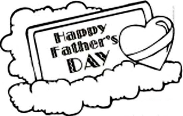 Fathers Day simple drawing picture material