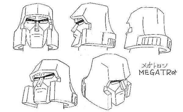 Childrens Transformers avatar simple drawing picture