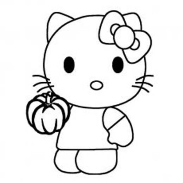 Hello Kitty simple drawing pictures for children