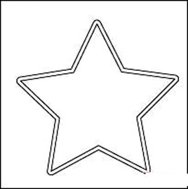 Childrens simple drawing pictures of stars