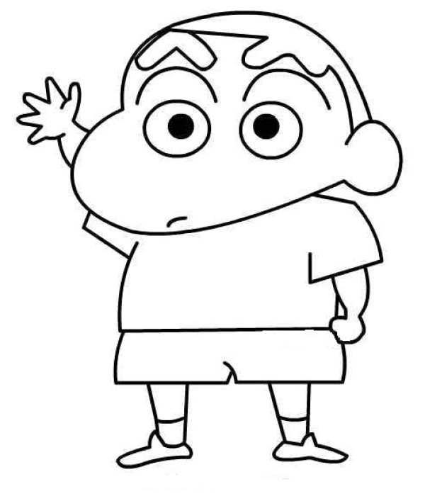 Crayon Shin-chan simple drawing