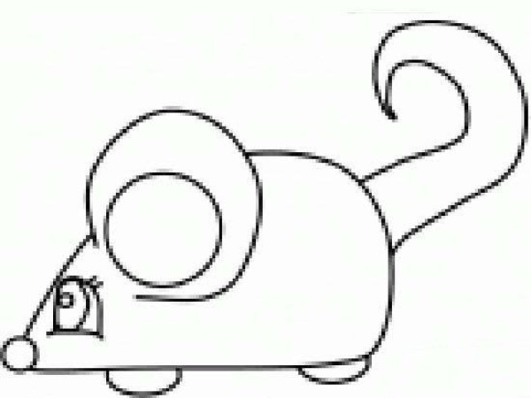 Simple drawing of little mouse