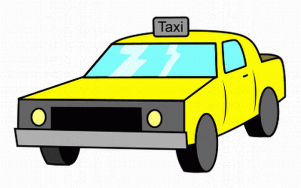 Taxi simple strokes