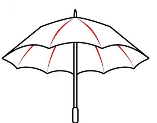 Umbrella simple strokes picture collection