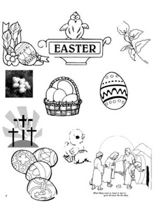 Easter simple strokes picture material collection