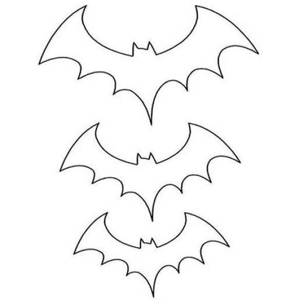 Simple strokes of bat wings