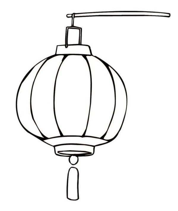 Lantern simple strokes