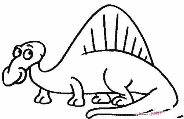 Childrens simple drawing pictures of dinosaurs