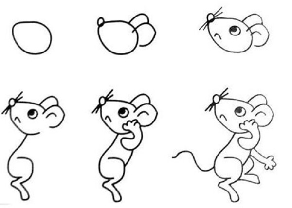 Simple drawing tutorial of mouse