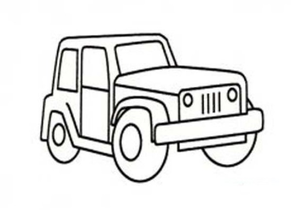 jeep simple drawing pictures