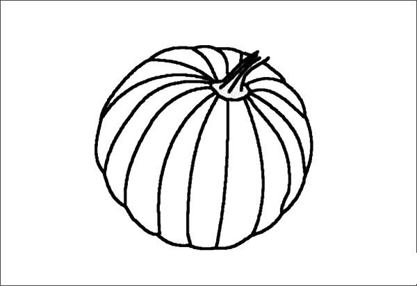 How to draw a pumpkin