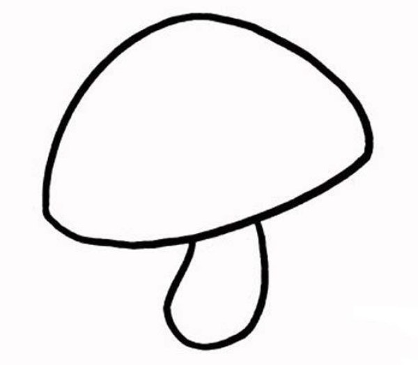 Simple mushroom sketch