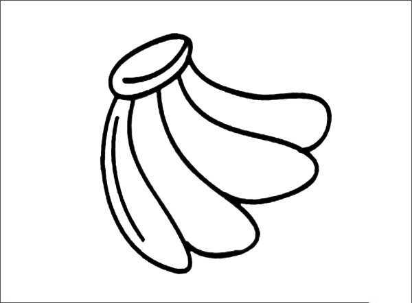 Banana simple strokes picture