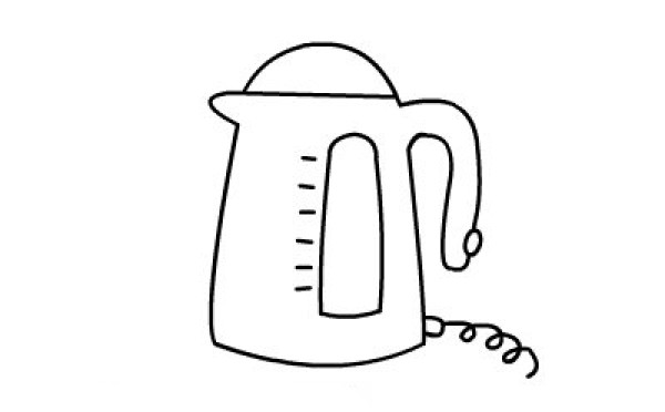 Simple strokes of electric kettle