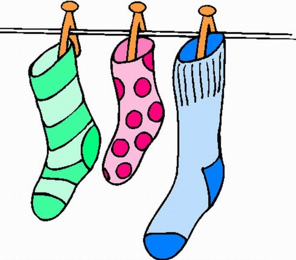 Socks simple drawing pictures