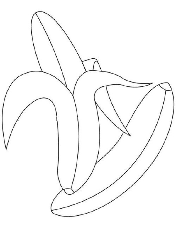 peeled banana