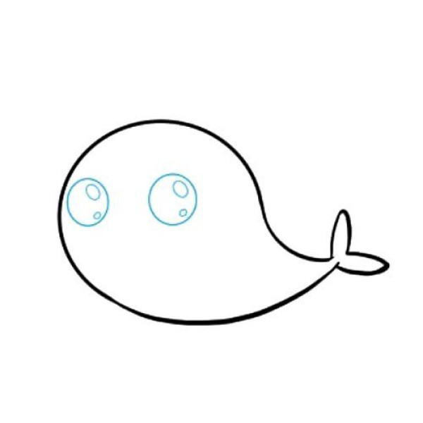 How to draw a cute narwhal