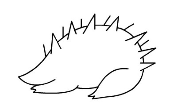 Simple drawing animation tutorial: little hedgehog