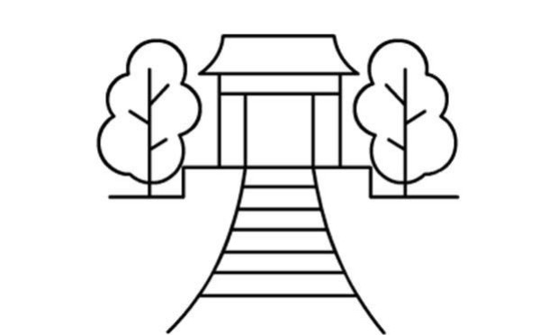 How to draw a simple archway