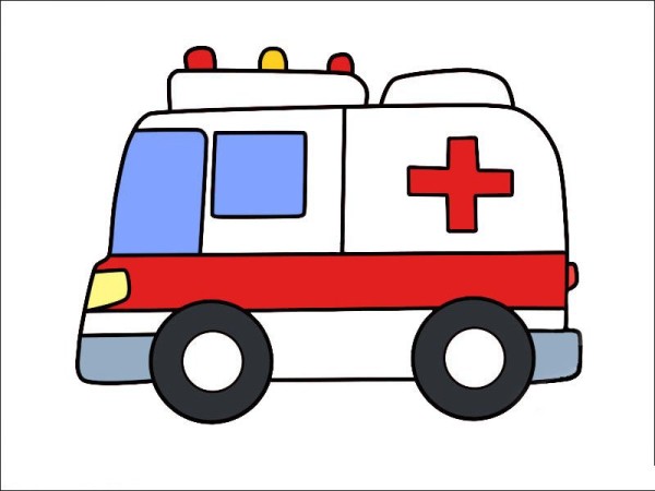 How to draw an ambulance