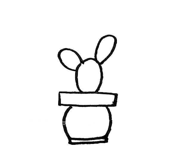 Learn to draw a simple cactus