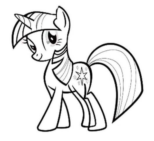 My Little Pony Princess Twilight Joys simple drawing picture