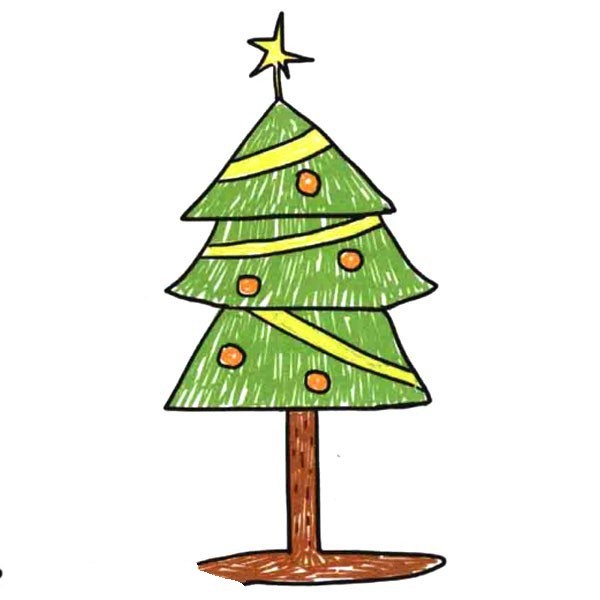 Triangular and trapezoidal Christmas tree