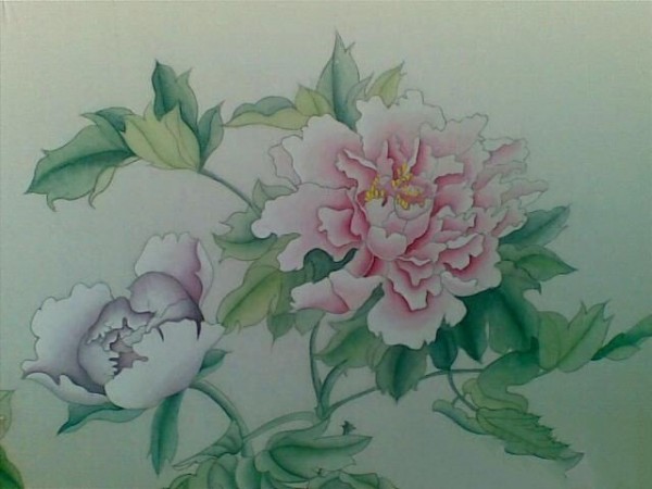 Only peonies are true national colors and meticulous flower and bird paintings