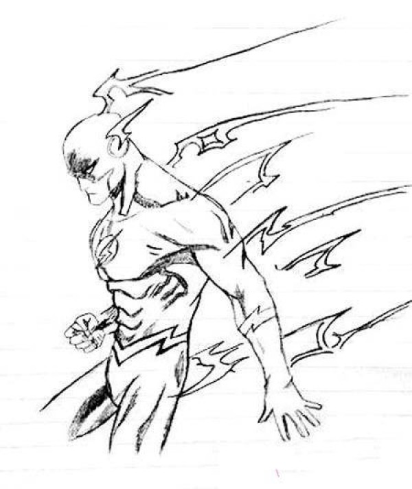 A complete collection of hand-drawn flash character simple strokes pictures